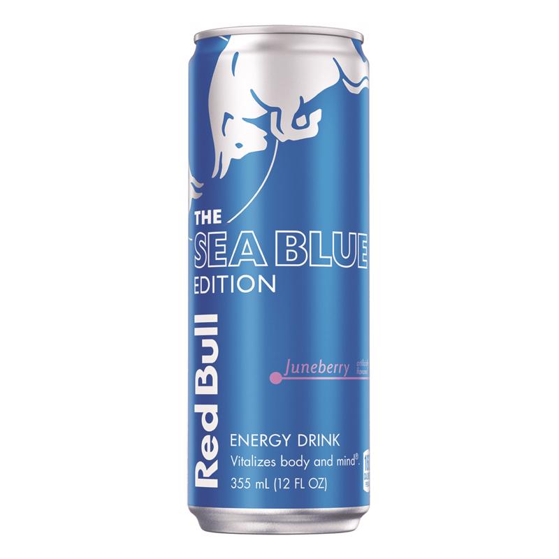 Red Bull Sea Blue Edition Juneberry Energy Drink 12 oz