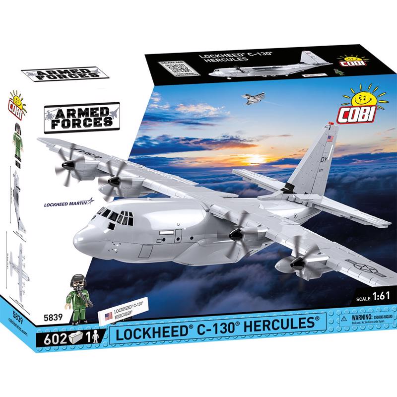COBI Lockheed C-130 Aircraft Block Set White 602 pc