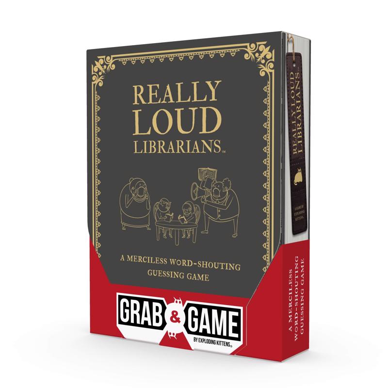 Exploding Kittens Really Loud Librarians Grab & Game