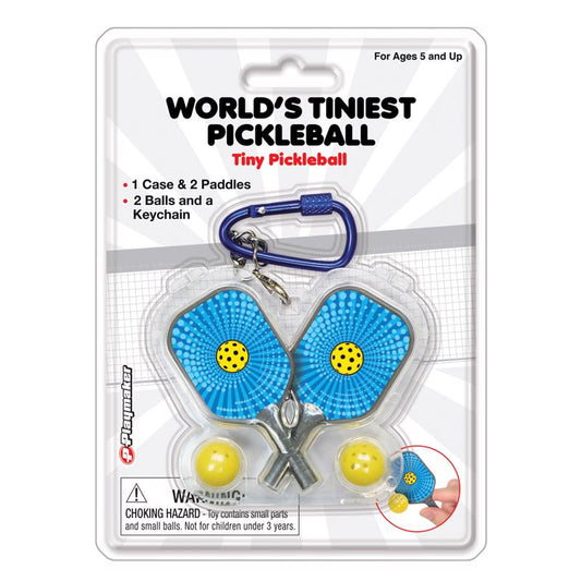 World's Tiniest Tiny Pickleball Set Multicolored 5 pc
