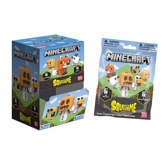 Minecraft SquishMe Toy Multicolored 6 pc