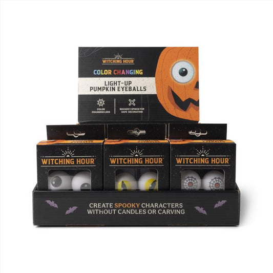 Witching Hour LED Light-Up Eye Pumpkin Accessory 1 pk