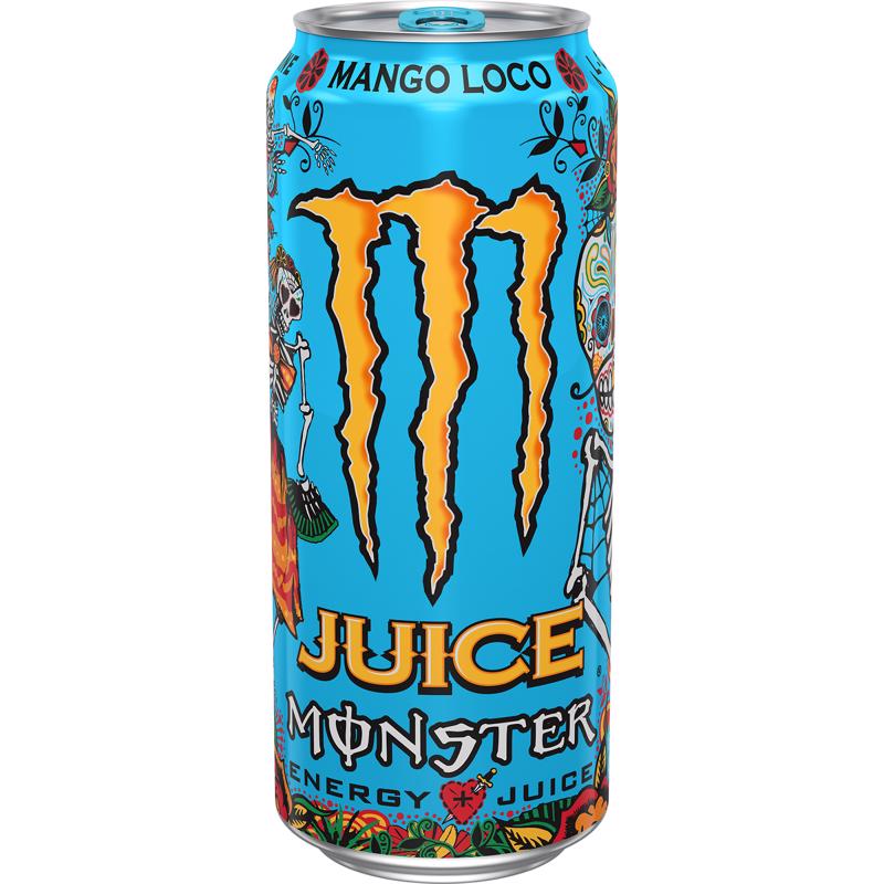 Monster Energy Mango Loco Peach Mango Energy Drink 16 oz