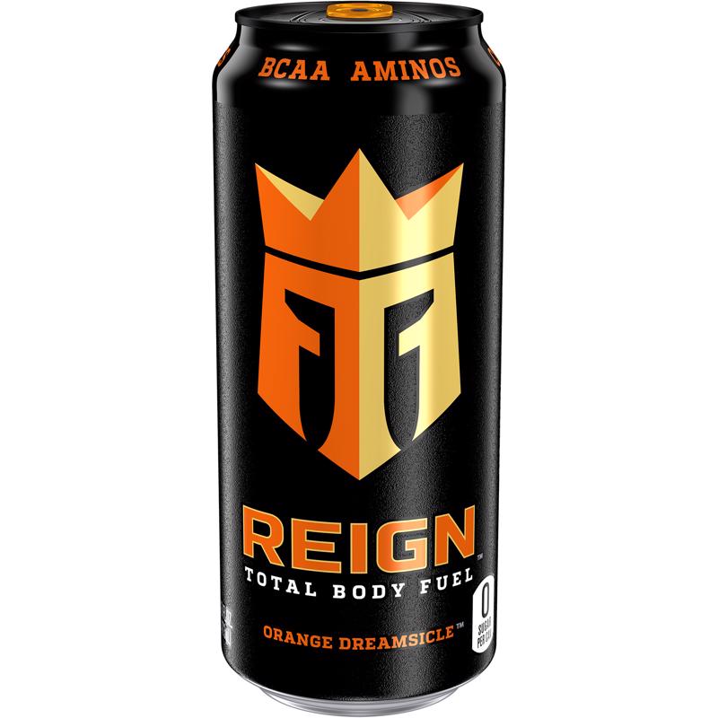 Monster Reign BCAA  Aminos Sugar Free Orange Dreamsicle Energy Drink 16 oz