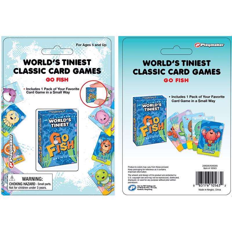 Playmaker Toys World's Tiniest Go Fish Card Game