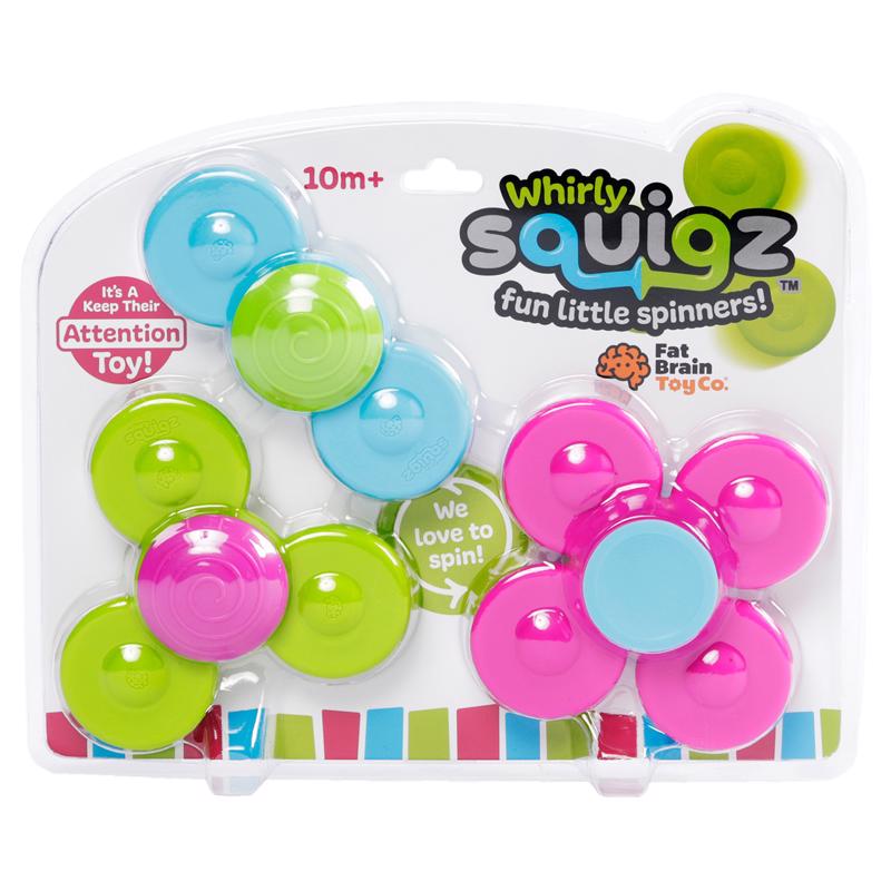 Fat Brain Toy Whirly Squigz Multicolored