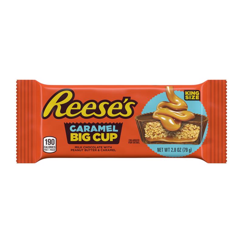 Reese's Big Cup Peanut Butter and Caramel Chocolate Bar 2.8 oz