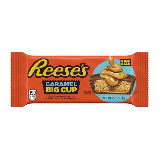 Reese's Big Cup Peanut Butter and Caramel Chocolate Bar 2.8 oz
