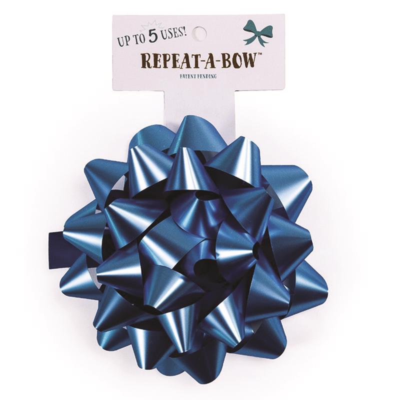 Hennessy Gift Wrap Repeat-A-Bow Blue Gift Bows