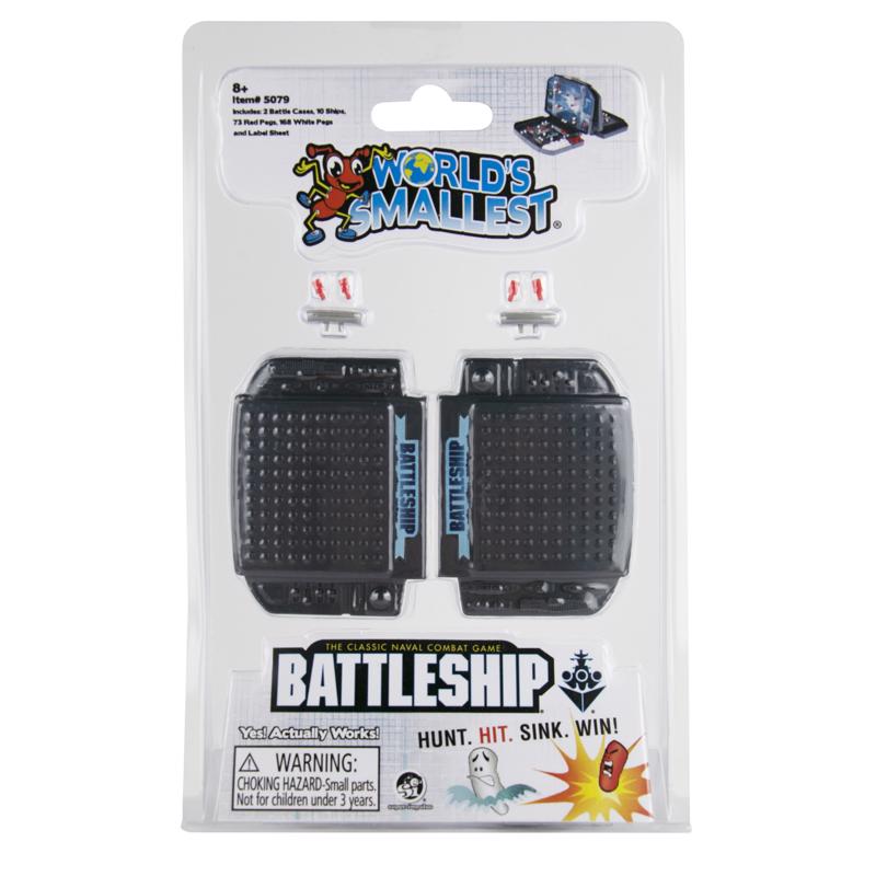 World's Smallest Battleship Toy Black