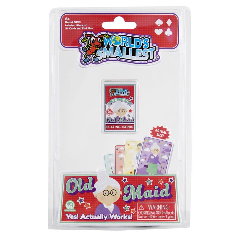 World's Smallest Classic Card Game Multicolored 55 pc