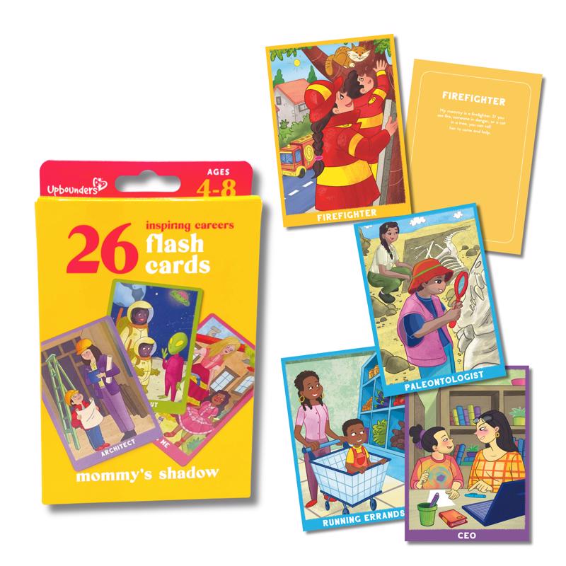 Upbounders Mommy's Shadow Inspiring Careers Flashcards
