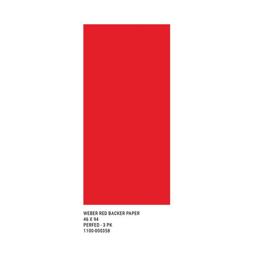 Red Backer Paper Elevate 94 in. H X 46 in. W