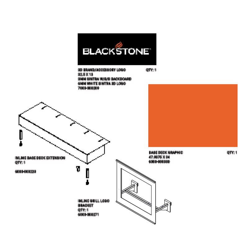 Standard L&G/Outdoor Living Sign Kit Elevate Blackstone Brand Kit