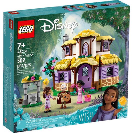 LEGO Disney Asha Cottage Building Set Multicolored 509 pc