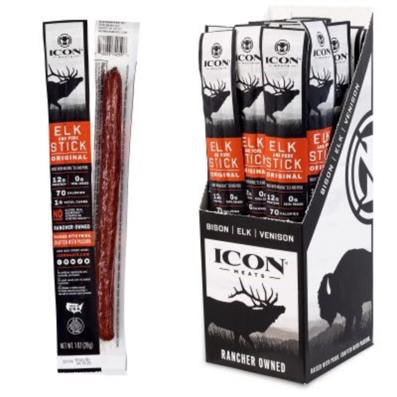 ICON Meats Elk & Pork Original Sticks 1 oz Pouch