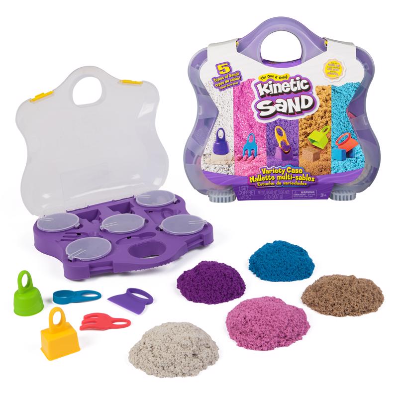 Spin Master Mallette Multi-Sables Kinetic Sand Assorted