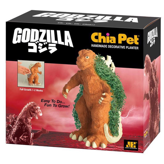 Chia Pet Godzilla Decorative Planter Clay 1 pk