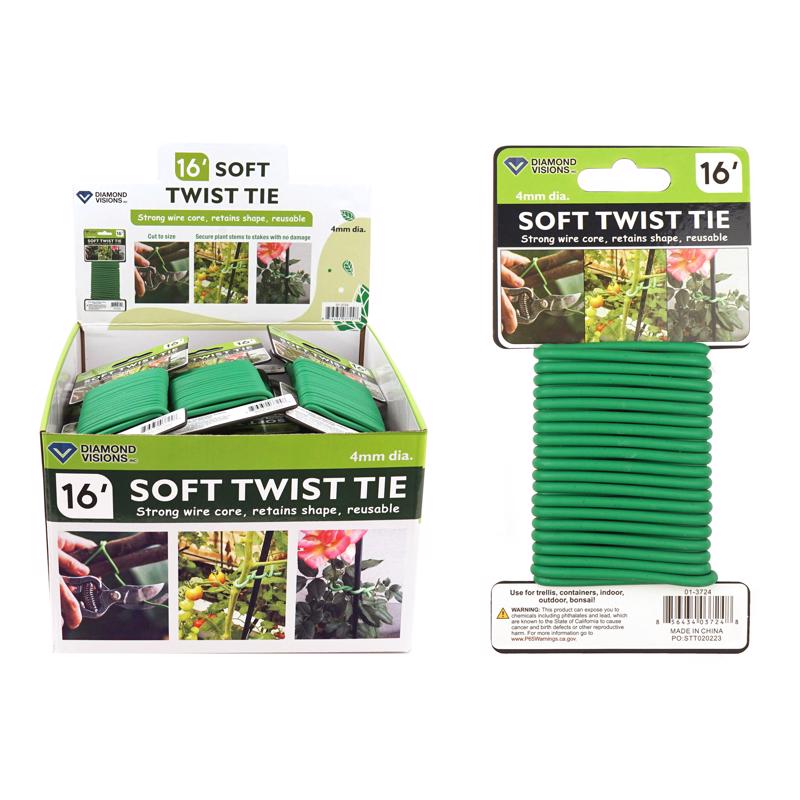 Diamond Visions Soft Twist Tie Rubber 1 pk