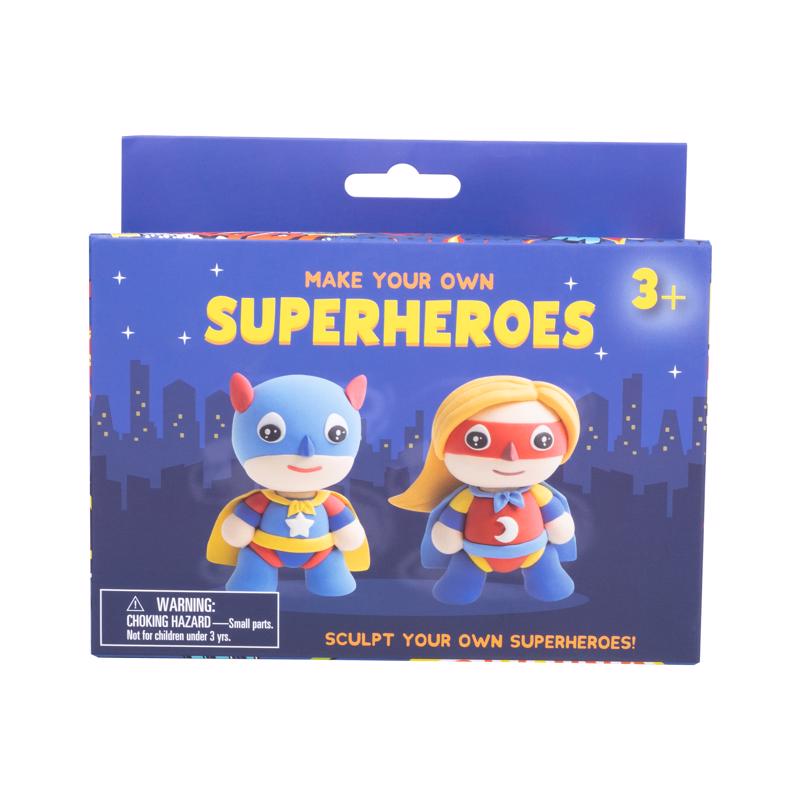 Fizz Make Your Own Super Hero Dough Craft Kit Assorted