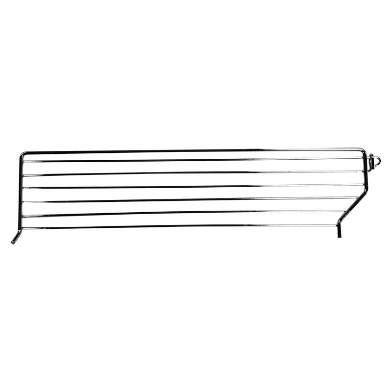 3 in. H X 10 in. L Silver wire front divider Wire Bin Display Metal