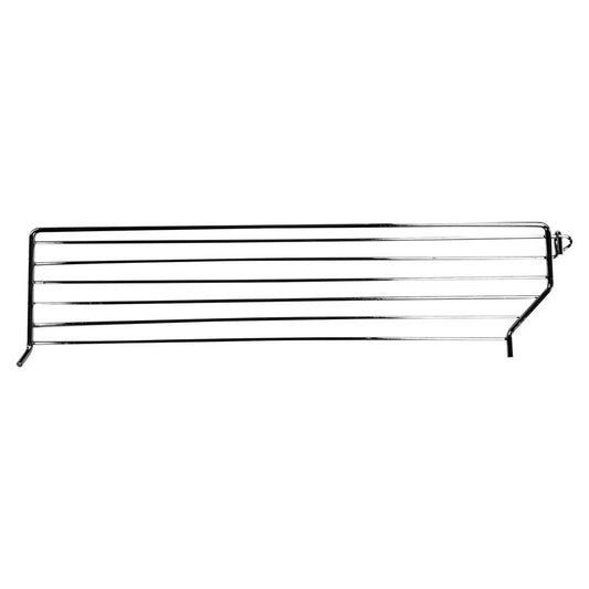 3 in. H X 10 in. L Silver wire front divider Wire Bin Display Metal