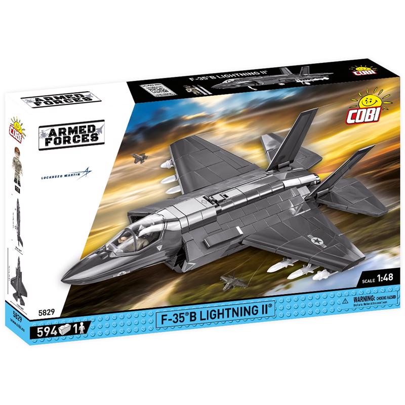 COBI Armed Forces USAF F-35B Lightning 2 Block Set Gray 594 pc