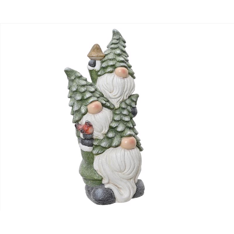 Decoris Multicolored Gnome Figurine 19 in.