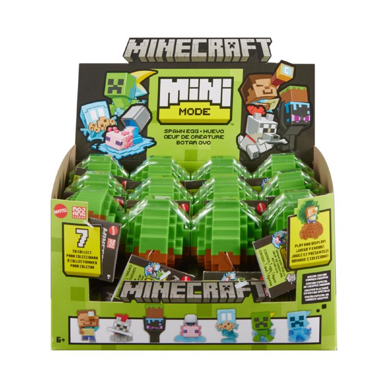 Minecraft Mini Mode Spawn Egg Action Figures Assorted