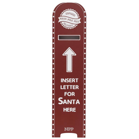 Dyno Red/White Mailbox Letter Porch Sign 40 in.