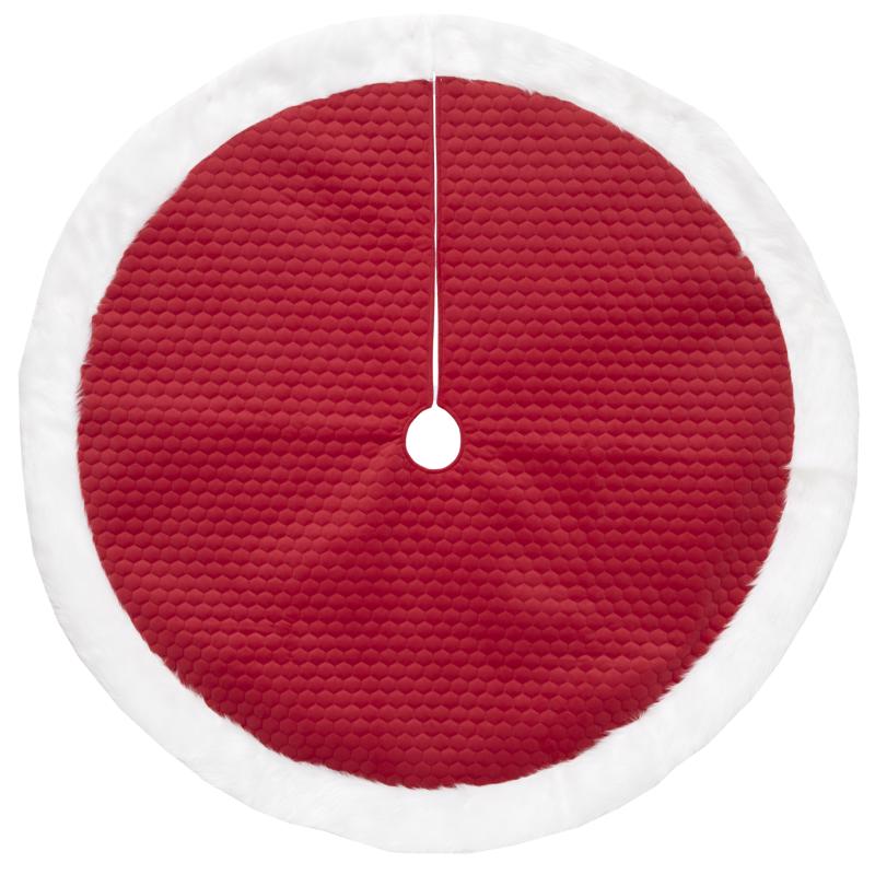 Dyno Red/White Tree Skirt