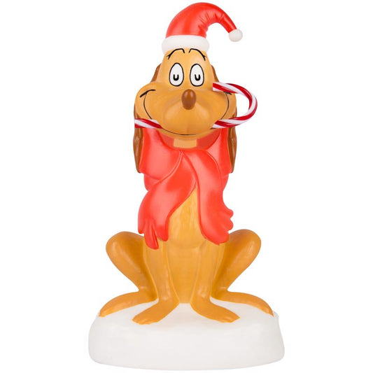 Dr. Seuss Max LED Multicolored Dr. Suess Max Blow Mold Table Decor 12 in.