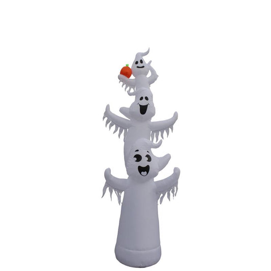 A Holiday Company 20 ft. LED Prelit Three Ghosts Inflatable