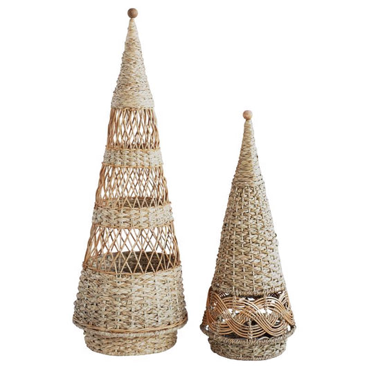 Creative Co-Op Natural Cone Tree Table Decor