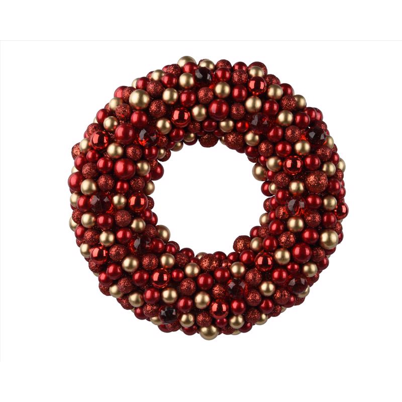 Decoris 13 in. D Shatterproof Wreath