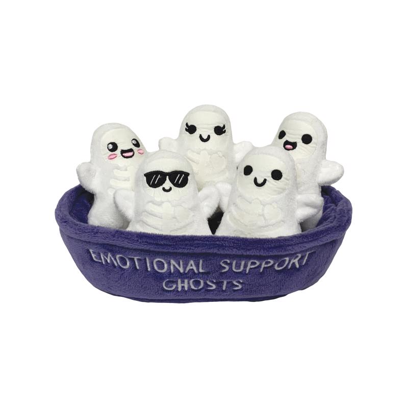 Emotional Support Ghosts Toy Blue/White