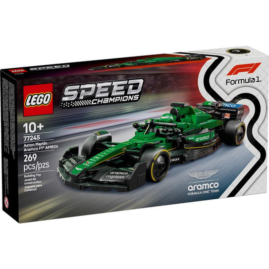LEGO Speed Champions Aston Martin Aramco F1 AMR24 Race Car Building Set Multi 269 pc