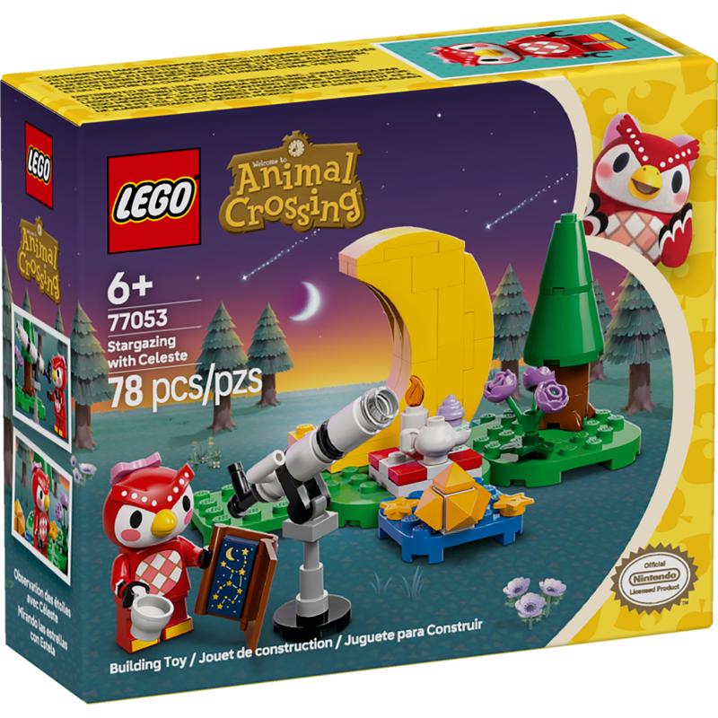 LEGO Animal Crossing Stargazing with Celeste Building Set Multi 78 pc