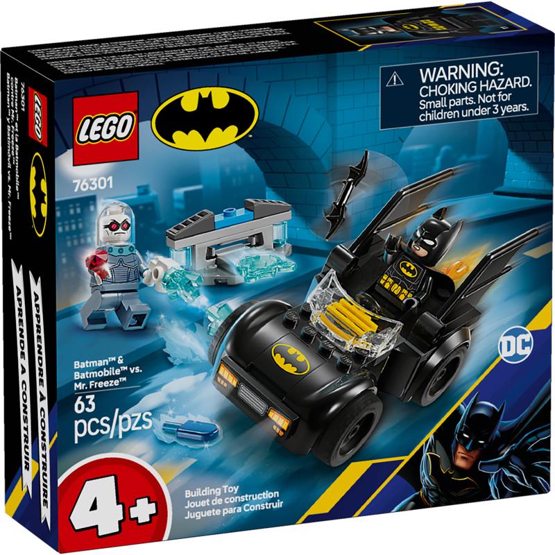 LEGO Super Heroes Batman & Batmobile vs Mr. Freeze Building Set Multi 63 pc