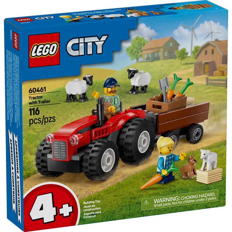 LEGO CITY Tractor with Trailer Building Set Multi 116 pc