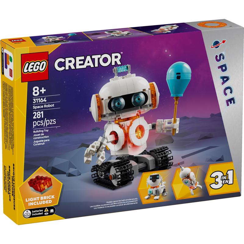LEGO Creator Space Robot Building Toy Multi 281 pc