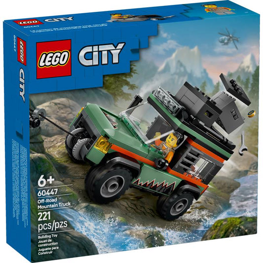 LEGO City Off-Road 4x4 Mountain Truck Building Set Multi 221 pc