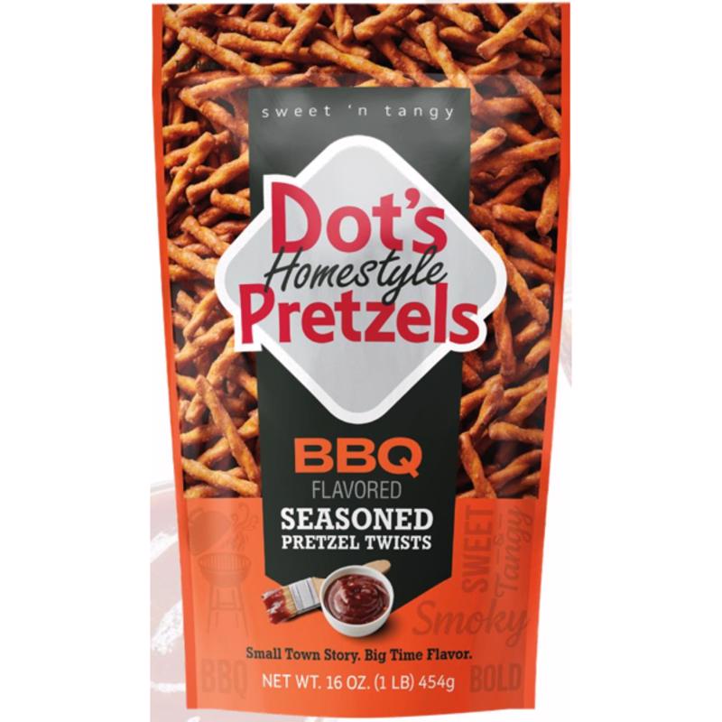 Dot's Homestyle BBQ Pretzels 16 oz Bagged
