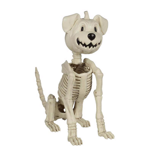 Seasons Usa 17 in. Pumpkin Head Dog Halloween Decor