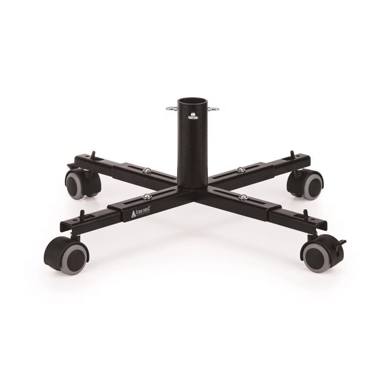 Tree Nest Metal Artificial Rolling Christmas Tree Stand 6 ft.