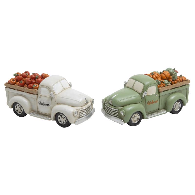 Gerson 8 in. Harvest Truck Fall Decor