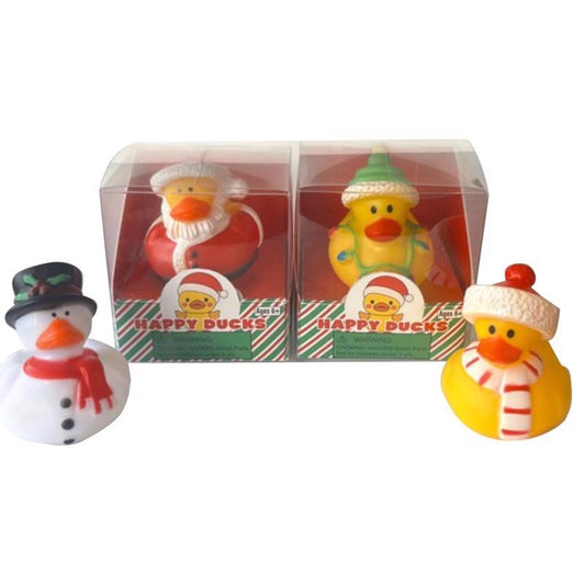Zorbitz Happy Holiday Ducks Fidget Toy Multicolored