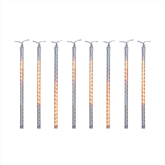 Celebrations Orange 12 in. LED Meteor Lights Halloween Decor