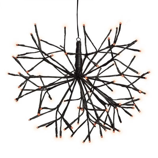Celebrations 16 in. LED Prelit Shimmering Sphere Halloween Decor