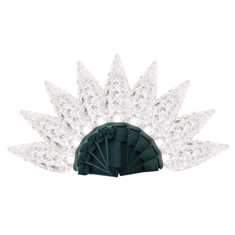 Celebrations Classic LED C6 Pure White 100 ct String Christmas Lights 24.75 ft.